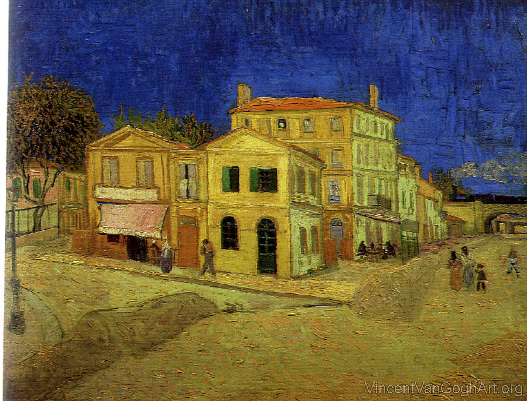 The yellow house (Vincent's House)